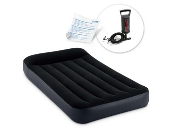 INTEX Luchtbed - 1 persoons - 191x99x25cm - met pomp - zwart