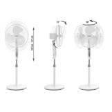 Staande ventilator - ⌀40cm - met afstandsbediening - verstelbaar in hoogte - zwart