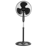 Staande ventilator - ⌀40cm - 3 snelheden - verstelbaar in hoogte - zwart