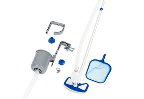 Bestway - zwembad schoonmaakset - met stofzuiger en skimmer