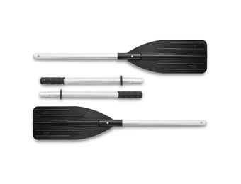 Intex Peddels - aluminium - 137 cm - 1,63 kg - 2 stuks - zwart