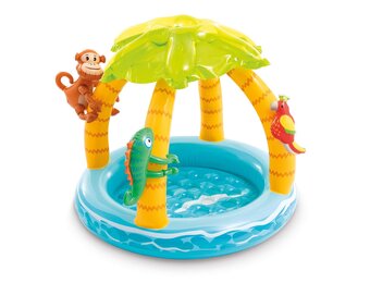 Intex - babyzwembad - ⌀102x86 cm - 45L - tropisch eiland