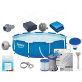 Bestway zwembad steel pro frame - 366 x 76 cm - complete set