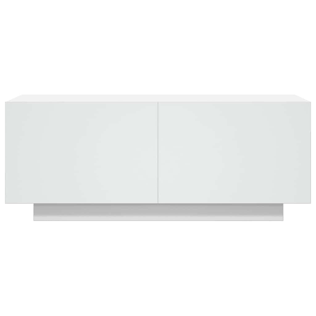 Modernes TV-Lowboard Weiß (100x35x40 cm) - Bis zu 35% sparen!