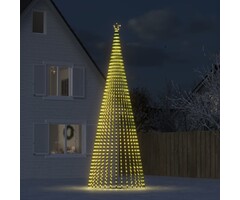 LED Weihnachtsbaum 500 cm 1544 LEDs Warmweiß Ø 160 cm Kuper, PVC, Eisen
