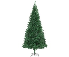 Künstlicher Weihnachtsbaum 300 cm Grün - Kunstharz und Stahl