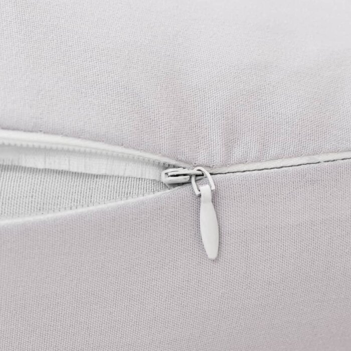 J-förmiges Schwangerschaftskissen 54x(36-43) cm Grau Mikrofaser mit PP-Baumwollfüllung