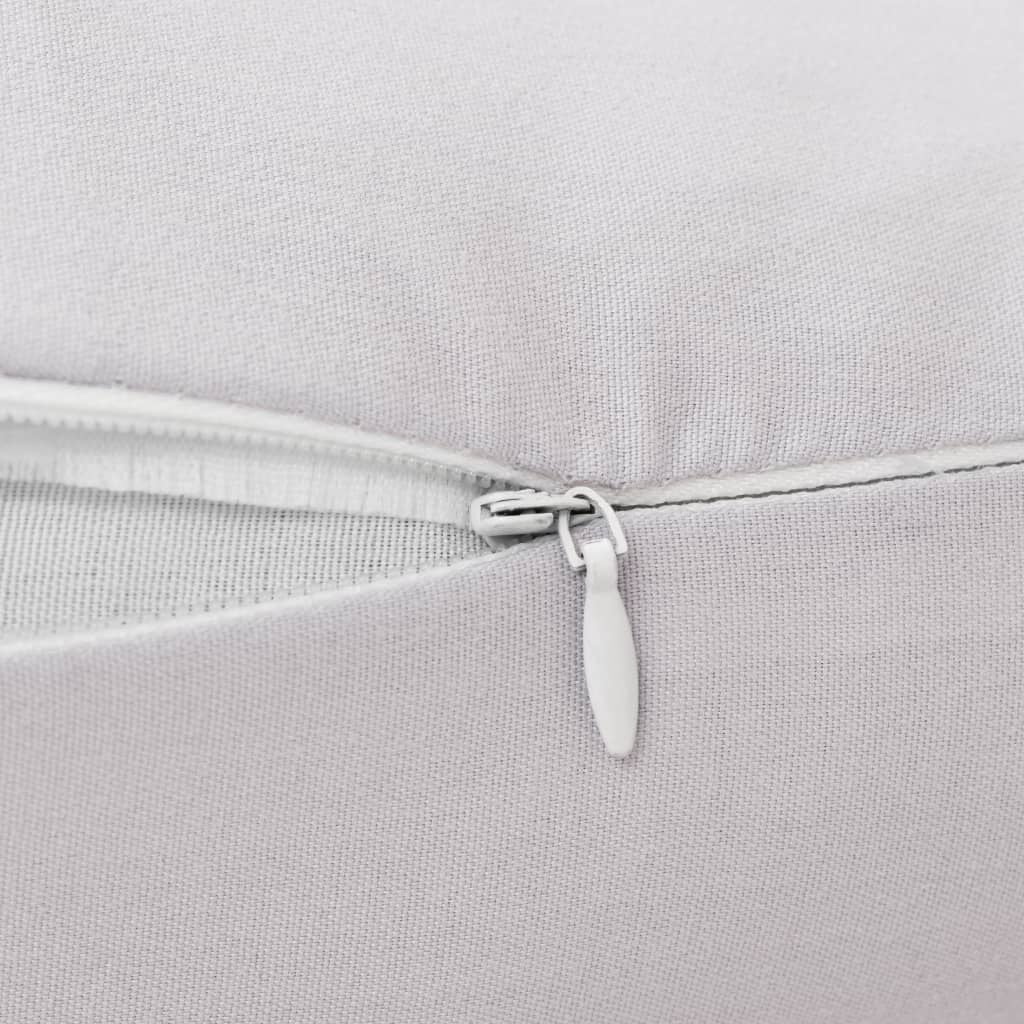 J-förmiges Schwangerschaftskissen 54x(36-43) cm Grau Mikrofaser mit PP-Baumwollfüllung