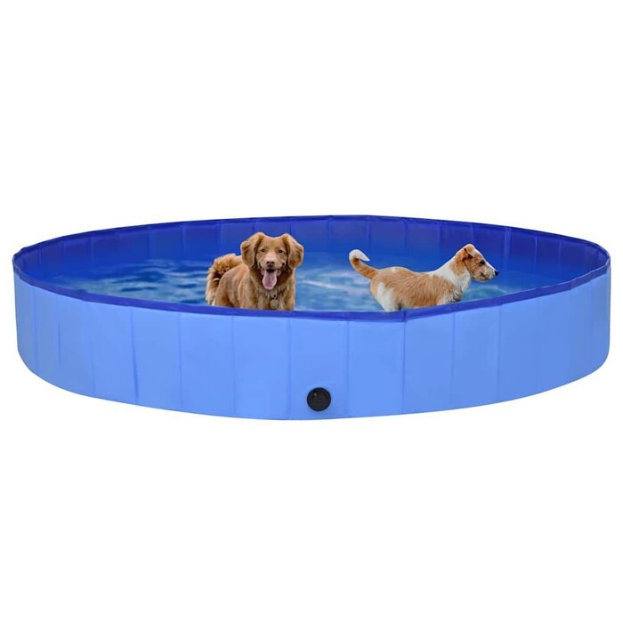 Hundepool faltbar 300x40 cm PVC Blau - Bis zu 30% Rabatt