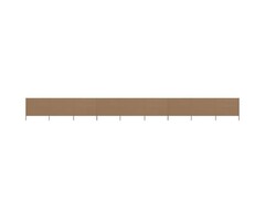 Windschutz 9-teilig 1200x160 cm Taupe - Jetzt bis zu 35% günstiger