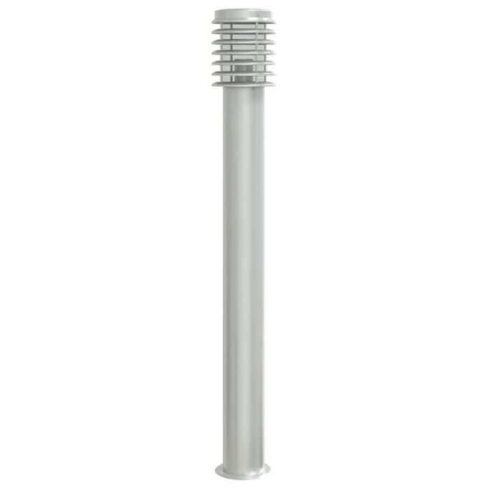 Garten Stehleuchte 110 cm Edelstahl Silber - bis zu 35% Rabatt sichern!