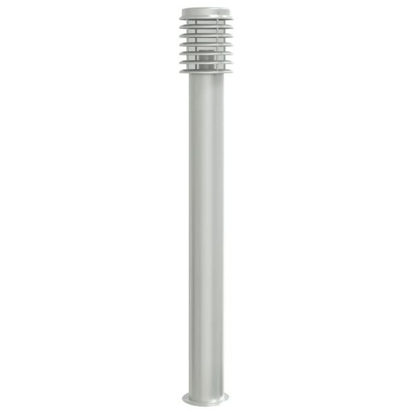 Garten Stehleuchte 110 cm Edelstahl Silber - bis zu 35% Rabatt sichern!