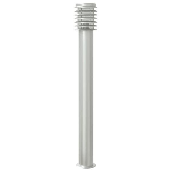 Garten Stehleuchte 110 cm Edelstahl Silber - bis zu 35% Rabatt sichern!