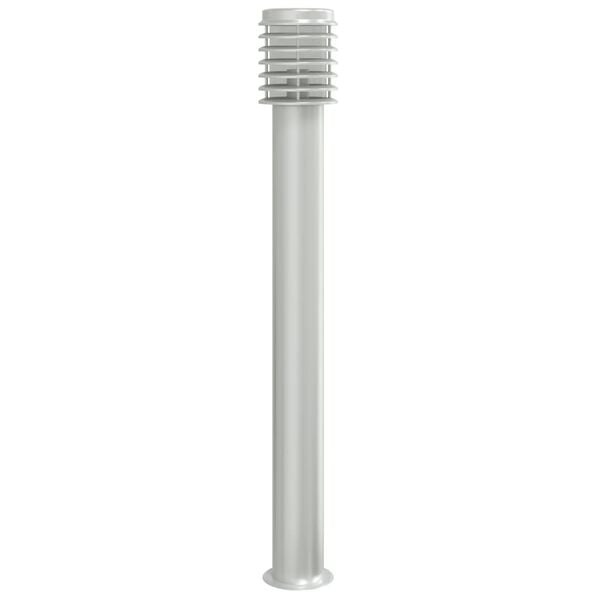 Garten Stehleuchte 110 cm Edelstahl Silber - bis zu 35% Rabatt sichern!
