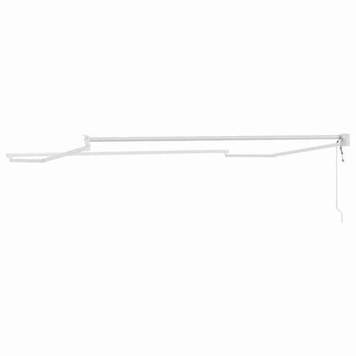 Markise Weiß 3,5 x 2,5 m Metall - Ihr Outlet-Schnäppchen