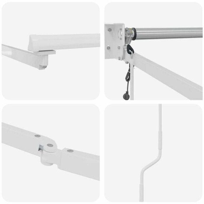 Markise Weiß 3,5x2,5m Metall - Ihr Outlet-Deal mit bis zu 35% Rabatt!