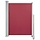 Outlet: Einziehbare Gartenwand 100x300 cm Rot - Bis zu 30% günstiger!