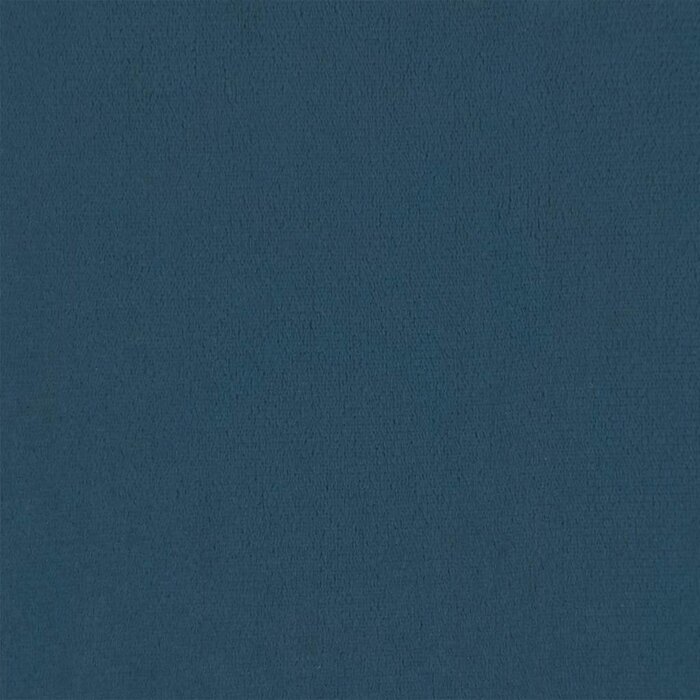 Kopfpolster "Hanko" 140 cm Samt Blau für Bettrahmen – Outlet Ware