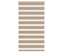 Zebra-Jalousie 90x150 cm, Sandbraun, Polyester – Outlet-Ware