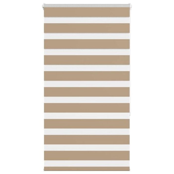 Zebra-Jalousie 90x150 cm, Sandbraun, Polyester – Outlet-Ware