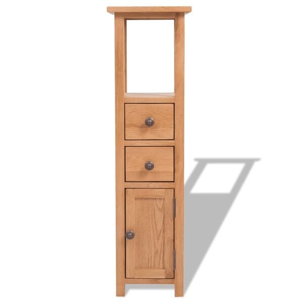 Massiver Eichen-Eckschrank Braun 26x26x94 cm - Jetzt bis zu 35% günstiger!
