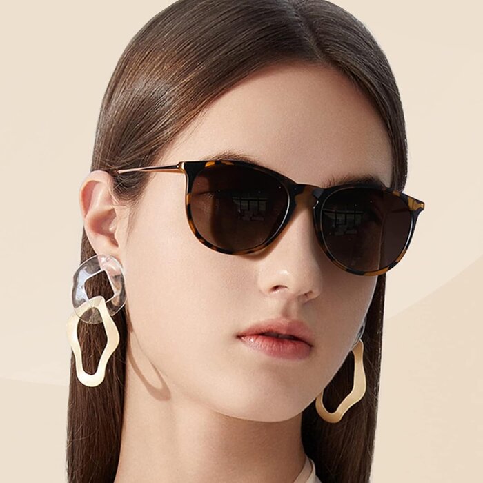 Polarisierte Retro Sonnenbrille UV400 - Damen & Herren - Outlet