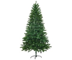 Künstlicher Weihnachtsbaum lebensecht 150 cm Grün PE/Stahl mit 500 Zweigen