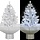 Schneebedeckter Weihnachtsbaum 75 cm weiß mit LED & Musik - Bis zu 35% Rabatt!