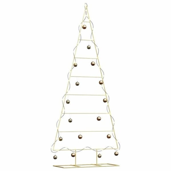 Weihnachtsbaum Deko Metall Schwarz 210 cm Stahl