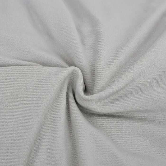 Grauer 3-Sitzer Stretch-Sofabezug aus Polyester Jersey - bis zu 35% Rabatt