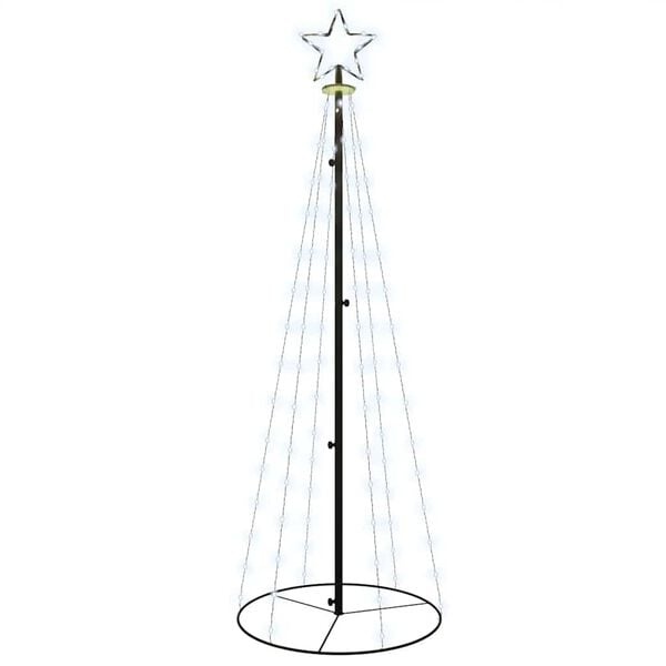Kegel-Weihnachtsbaum 108 LEDs 70x180cm Kaltweiß - Bis zu 35% Rabatt!