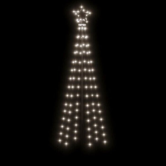 Kegel-Weihnachtsbaum 108 LEDs 70x180cm Kaltweiß - Bis zu 35% Rabatt!
