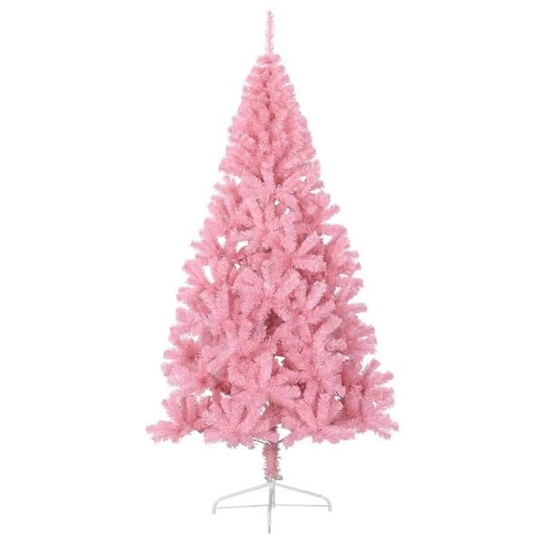 Künstlicher Weihnachtsbaum Halbrosa 240 cm PVC mit Ständer – Outlet-Artikel