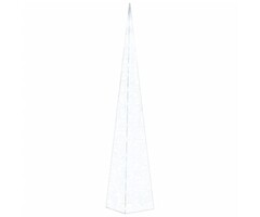 LED Lichtkegel Dekoration 120 cm Acryl Kaltweiß 60 LEDs - Outlet
