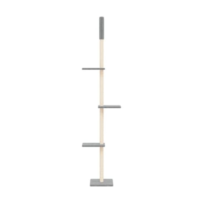 Kratzbaum von Wand zu Wand, Hellgrau - Jetzt bis zu 30% Rabatt sichern!