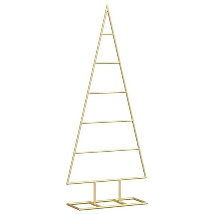 Weihnachtsdeko Baum 90 cm Metall Schwarz - Outlet