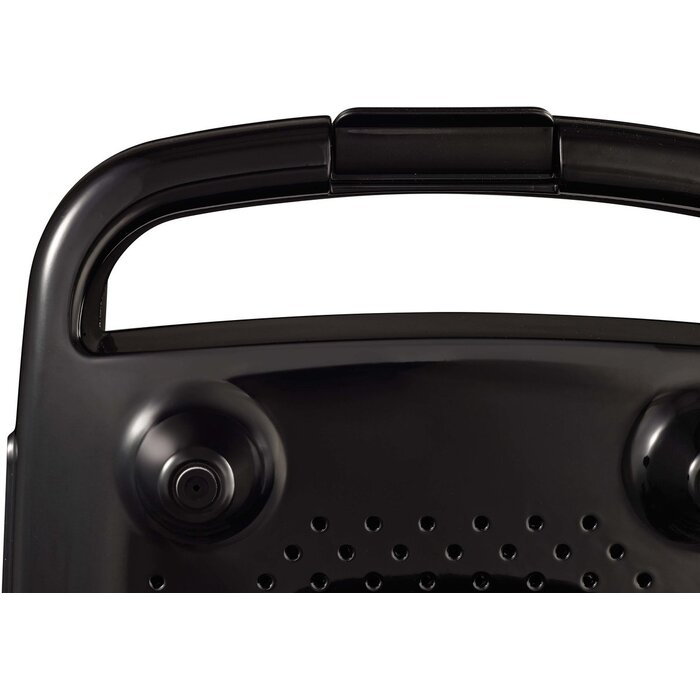 Tosti-Apparaat met Grillfunctie - Roestvrij Staal & Zwart - Anti-aanbaklaag - 700W - 2 Tosti's