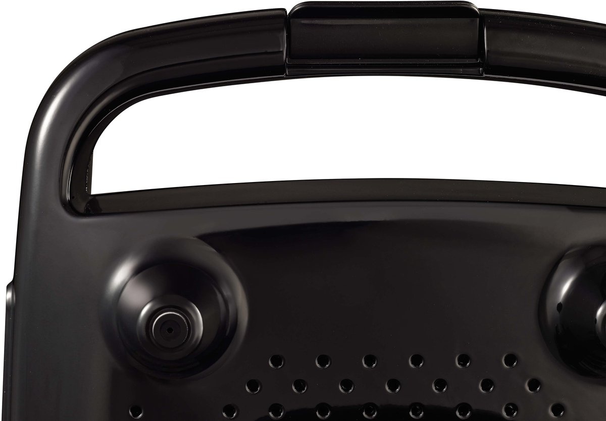 Sandwichtoaster mit Grillfunktion RVS/Schwarz - Bis zu 35% Rabatt sichern!