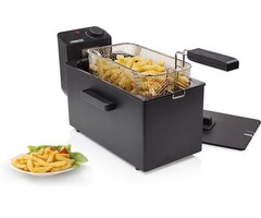 Fritteuse 3L mit Kaltzone & 2000W, Schwarz - Jetzt bis zu 35% reduziert!