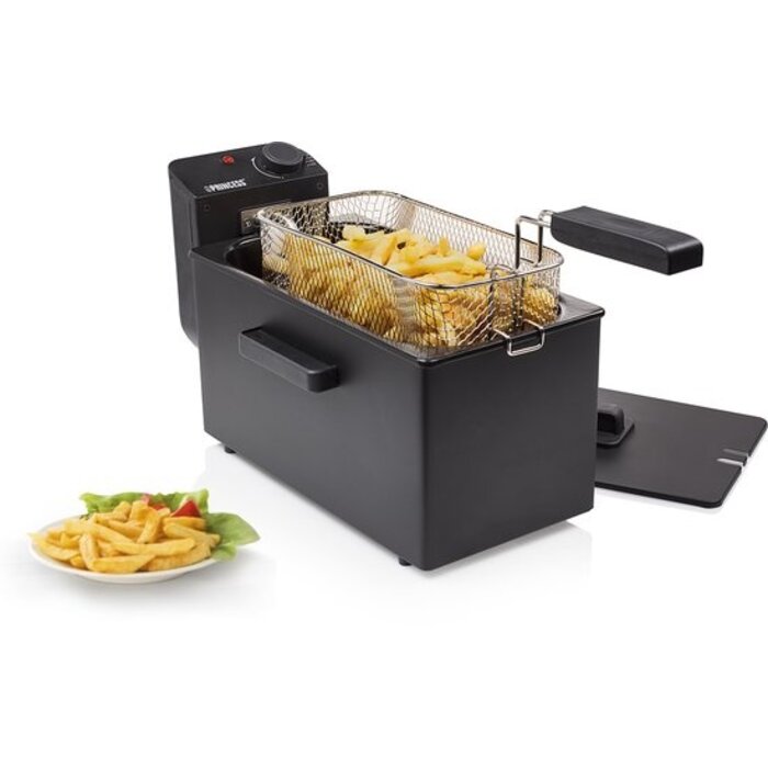 Fritteuse 3L mit Kaltzone & 2000W, Schwarz - Jetzt bis zu 35% reduziert!