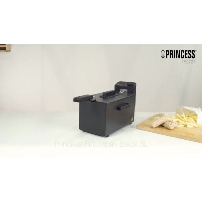 Fritteuse 3L - Kaltzone - 2000W - Schwarz - Outlet