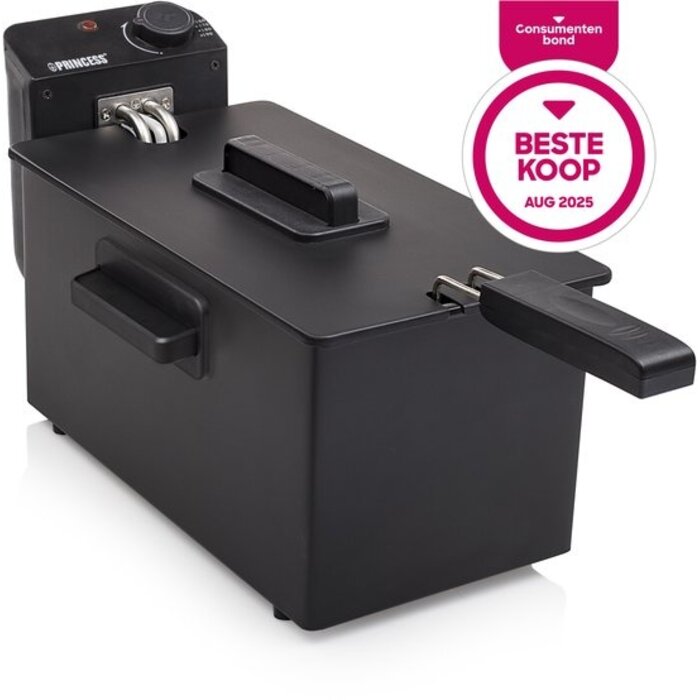 Fritteuse 3L - Kaltzone - 2000W - Schwarz - Outlet