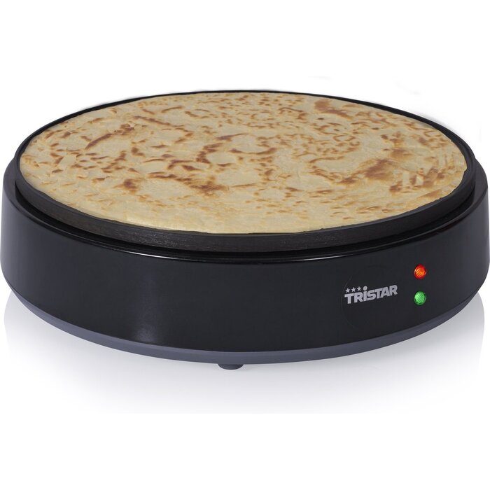 Pfannen- und Crêpe-Maker, 1200W, 30cm Durchmesser, Schwarz