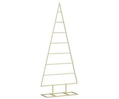vidaXL Weihnachtsbaum Dekoration 125 cm Schwarz Metall - Outlet Artikel
