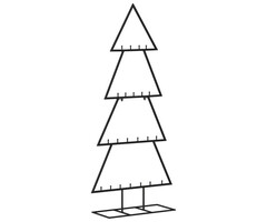 Deko-Weihnachtsbaum Metall Schwarz 125 cm – Outlet
