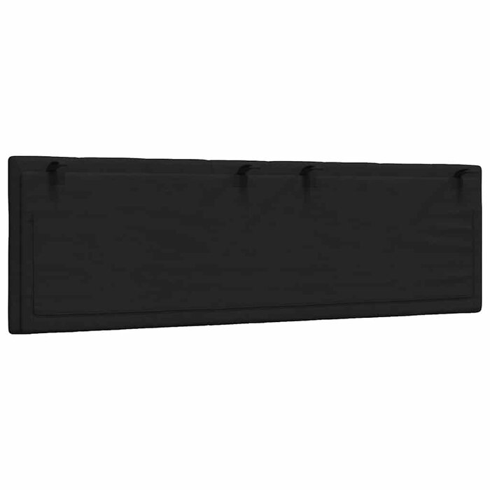 Gepolstertes Kopfteil Stoff Schwarz 160x45 cm - Bis zu 35,0% Outlet-Rabatt!