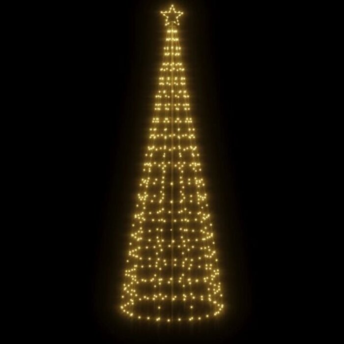 LED Weihnachtsbaum mit Sternenspitze 570 LEDs Warmweiß 300 cm – Outlet