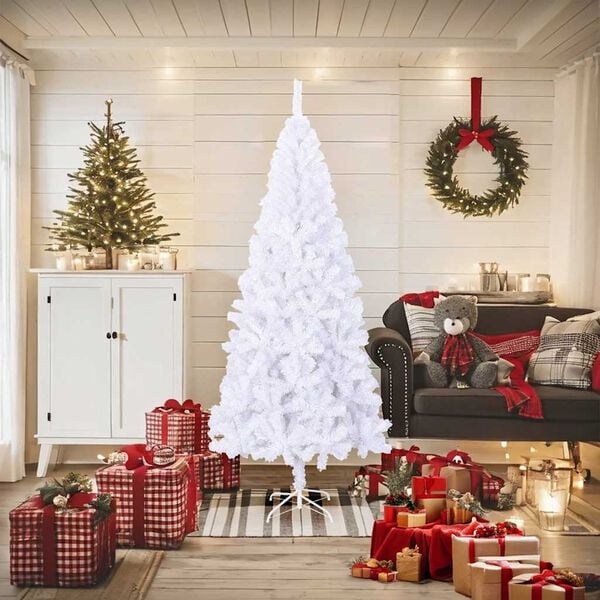 Weißer Weihnachtsbaum 180cm, 620 Zweige - Jetzt bis zu 35% reduziert!