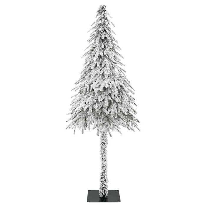 Künstlicher Weihnachtsbaum mit LED-Lichtband Weiß 180 cm PE