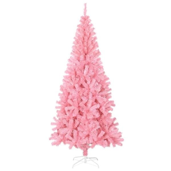 Künstlicher Weihnachtsbaum mit Ständer 180 cm PVC Rosa